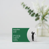 Thema Golf Sports Visitenkarte (Stehend Vorderseite)