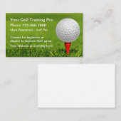 Thema Golf Training Business Cards Visitenkarte (Vorne/Hinten)