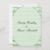 Thema "Grüne Noten" Einladung (Rückseite)