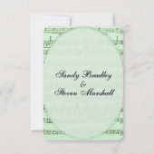 Thema "Grüne Noten" Einladung (Rückseite)