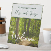 Thema "Grünes Wald" Sockelschild (In Situ)