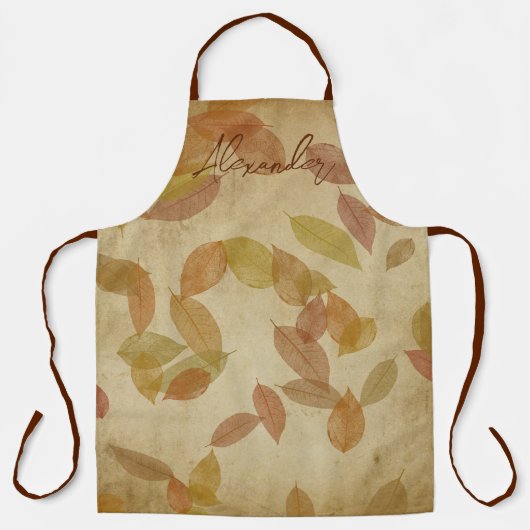 Thema "Herbstleaf" Schürze (Vorderseite)
