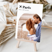 Thema Hochzeit Zielort Foto & Name Tischnummer