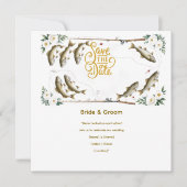 Thema Hochzeitsfeiern für Angelfreunde Save The Date (Vorderseite)