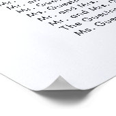 Thema Hochzeitsstichtabelle Reise Weltkarte Gold Poster (Ecke)