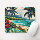 Thema hübsche Hawaiianische Insel Mousepad (Mit Mouse)