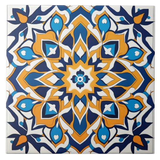 Thema im arabischen Design Fliese (Vorderseite)