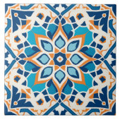Thema im arabischen Design Fliese (Vorderseite)