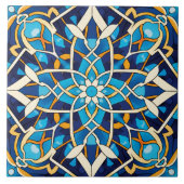 Thema im arabischen Design Fliese (Vorderseite)