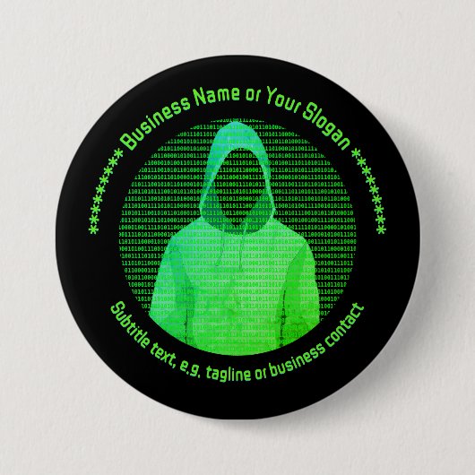 Thema Internetsicherheit Typ: Messeauftritt Button (Vorderseite)