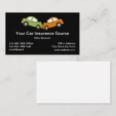 Thema Kfz-Versicherung Visitenkarte (Vorne/Hinten)