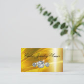 Thema klassische Schmuck- und Modeaccessoires Visitenkarte (Stehend Vorderseite)