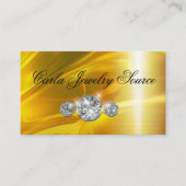 Thema klassische Schmuck- und Modeaccessoires Visitenkarte (Vorderseite)