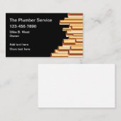 Thema "Klempnerservice Kupferrohre" Visitenkarte (Vorne/Hinten)