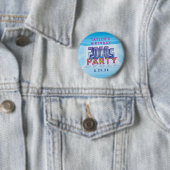 Thema-Knopf des Party-2000s Button (Beispiel)
