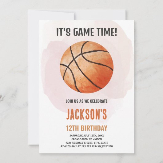 Thema künstlerischer Sport für Kinder Einladung (Vorderseite)