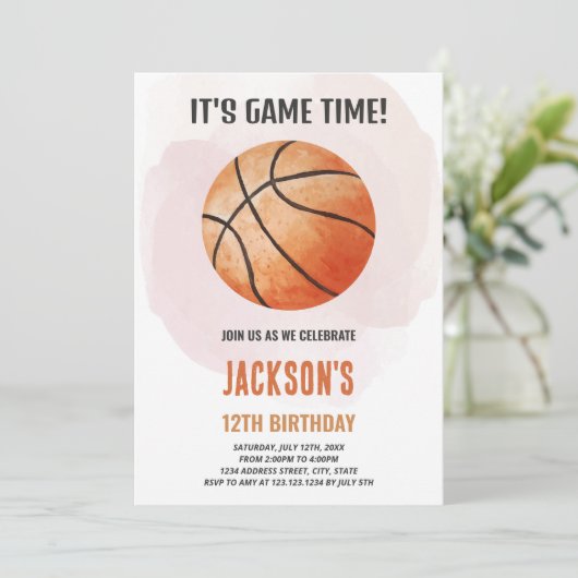 Thema künstlerischer Sport für Kinder Einladung (Stehend Vorderseite)