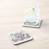 Thema "Let's Get Nauti" für das Küstenschiff Getränkeuntersetzer (Rechte Seite)