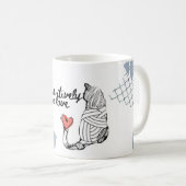 Thema Liebe und Katzenthemen Tasse (VorderseiteRechts)