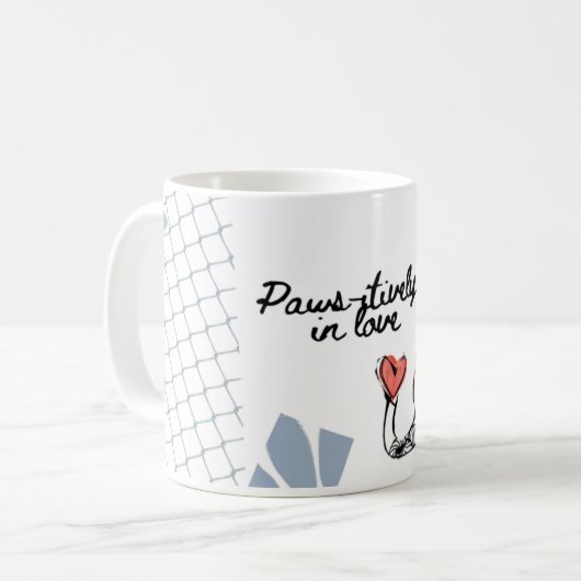 Thema Liebe und Katzenthemen Tasse (Vorderseite Links)