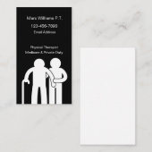 Thema Medizinischer Physiotherapeut Visitenkarte (Vorne/Hinten)