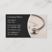 Thema Medizinisches Stethoskop Visitenkarte (Vorderseite)