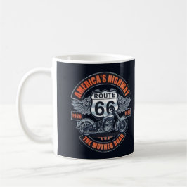 Thema: Motorrad und Route 66 Kaffeetasse
