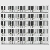 Thema Musik Geschenkpapier (Flach)