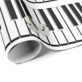 Thema Musik Geschenkpapier (Rolleneckpunkt)