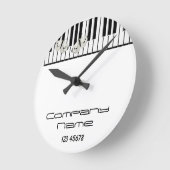 Thema Musik Runde Wanduhr (Winkel)