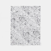 Thema Musiknote-Muster Fleecedecke (Vorderseite)