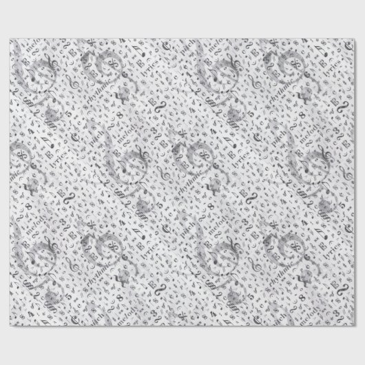 Thema Musiknote-Muster Geschenkpapier (Flach)