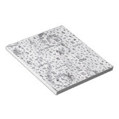 Thema Musiknote-Muster Notizblock (angewinkelt)