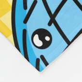 Thema Neon Retro-Musik Fleecedecke (Ecke)