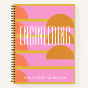 Thema niedliche geometrische Personalisierte Grafi Notizblock