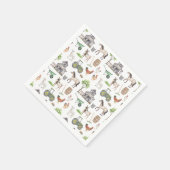 Thema "niedliche Nutztiere" Serviette (Ecke)