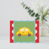 Thema niedlicher Autotransport Kindergeschenke Postkarte (Stehend Vorderseite)