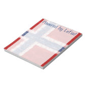 Thema "Norwegische Hauptplatine" Notizblock (Rotiert)