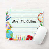 Thema "Notebook-Papier-Schulversorgung" Mousepad (Mit Mouse)