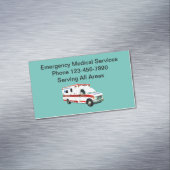 Thema "Notfallmedizin" Magnetische Visitenkarte (Beispiel)