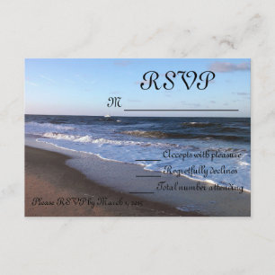 Thema "Ozean und Strand" Einladung