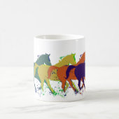 Thema Pferde Kaffeetasse (Mittel)