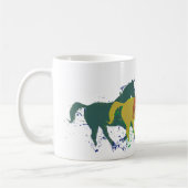 Thema Pferde Kaffeetasse (Links)