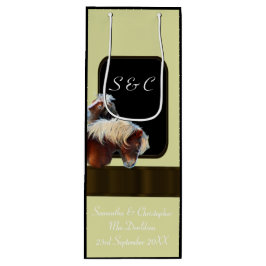 Thema Pferde und Pferde Geschenktüte Für Weinflaschen