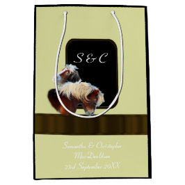 Thema Pferde und Pferde Mittlere Geschenktüte