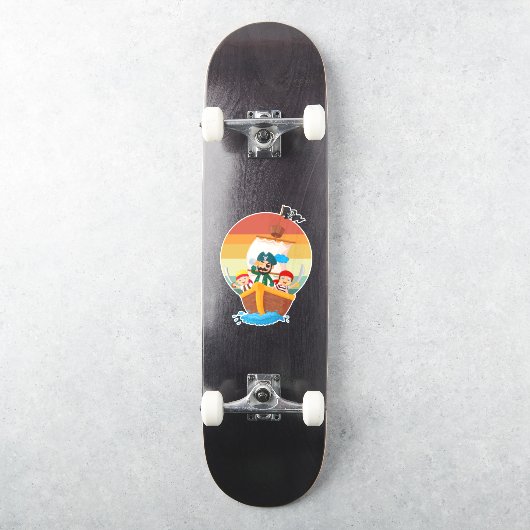 Thema "Piratenschiff" Aufkleber (Skateboard)