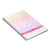 Thema "Rainbow" Notizblock (Rechte Seite)