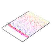 Thema "Rainbow" Notizblock (Linke Seite)