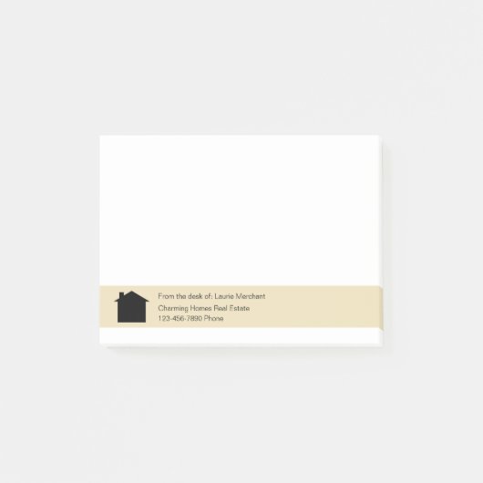 Thema Real Anwesen Services Post-it Klebezettel (Vorderseite)