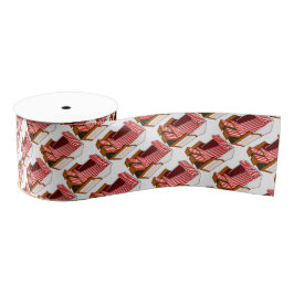 Thema "Red & White Beach Stairs" Ripsband